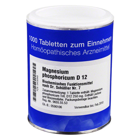 BIOCHEMIE 7 Magnesium phosphoricum D 12 Tabletten 1000 Stck