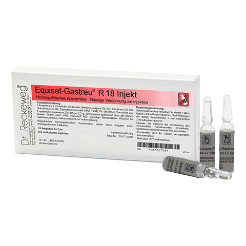 EQUISET-Gastreu R18 Injekt Ampullen 10x2 Milliliter N1