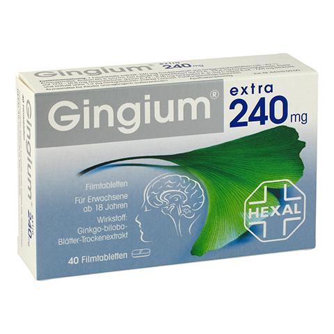 GINGIUM extra 240 mg Filmtabletten 40 Stck