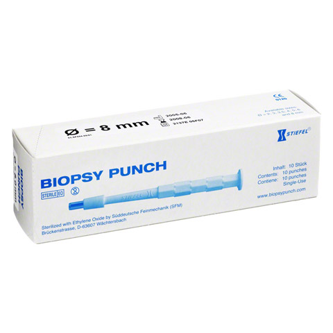 BIOPSY Punch 8 mm 10 Stck