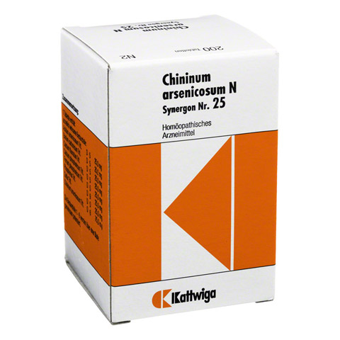 SYNERGON KOMPLEX 25 Chininum arsenicosum N Tabl. 200 Stck