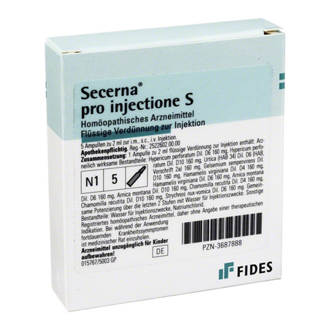 SECERNA pro injectione S Ampullen 5x2 Milliliter N1