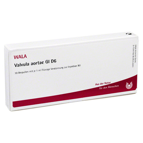 VALVULA aortae GL D 6 Ampullen 10x1 Milliliter N1