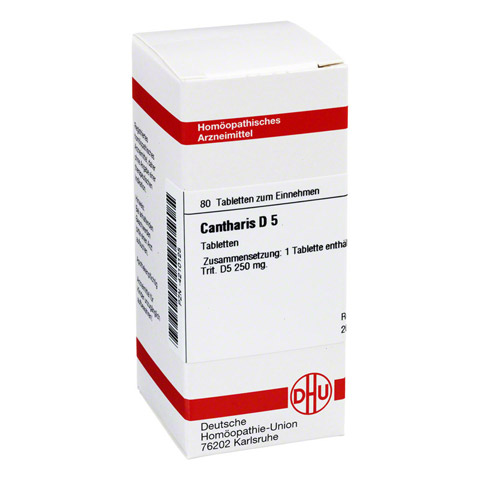 CANTHARIS D 5 Tabletten 80 Stck N1