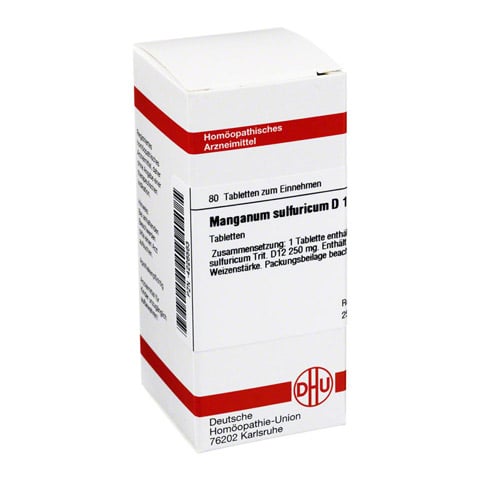 MANGANUM SULFURICUM D 12 Tabletten 80 Stück N1