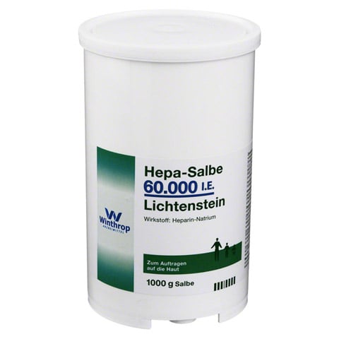 Hepa-Salbe 60000 I.E. Lichtenstein 1000 Gramm