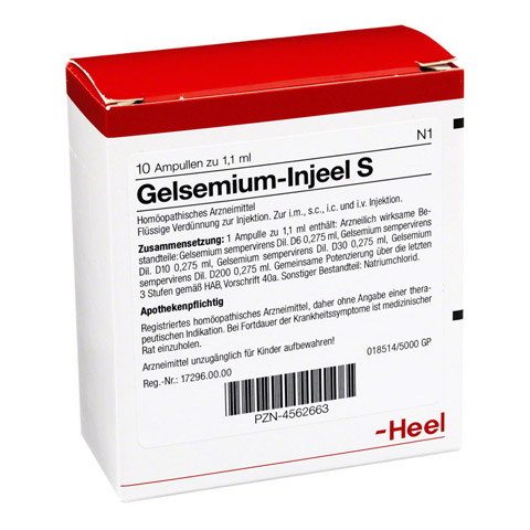 GELSEMIUM INJEEL S Ampullen 10 Stck N1
