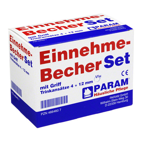 EINNEHMEBECHER Kunststoff m.Griff Set 4+12 mm 1 Stck