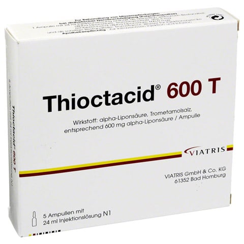 THIOCTACID 600 T Injektionslösung 5x24 Milliliter N1