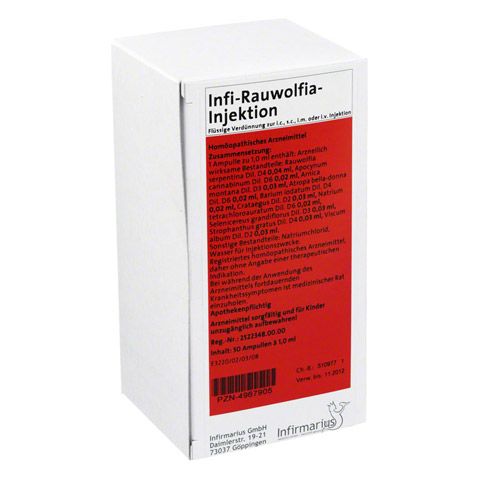 INFI RAUWOLFIA Injektion 50x1 Milliliter N2