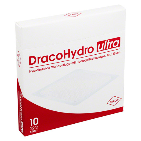 DRACOHYDRO ultra trans Hydrokoll.Wundaufl.10x10 cm 10 Stück