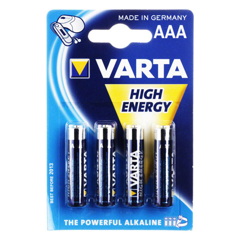 VARTA Micro AAA 4903 High Energy 4 Stck