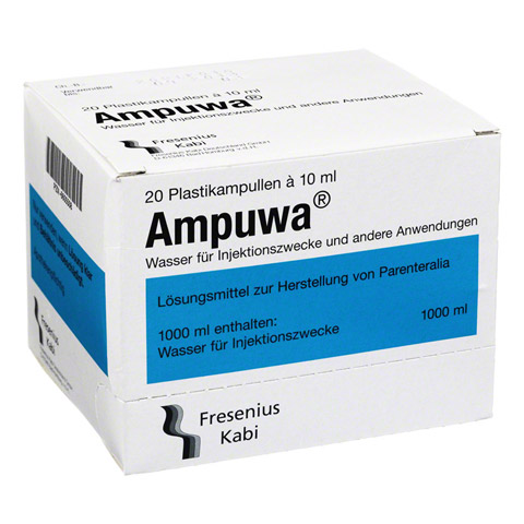 AMPUWA Plastikampullen Injektions-/Infusionslsg. 20x10 Milliliter N3
