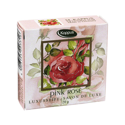 KAPPUS pink Rose Gsteseife Warenprobe 20 Gramm