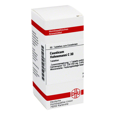 CAUSTICUM HAHNEMANNI C 30 Tabletten 80 Stck