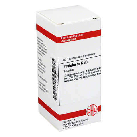 PHYTOLACCA C 30 Tabletten 80 Stck