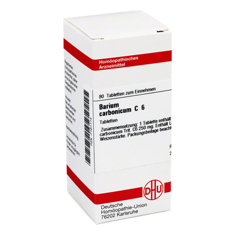 BARIUM CARBONICUM C 6 Tabletten 80 Stck N1