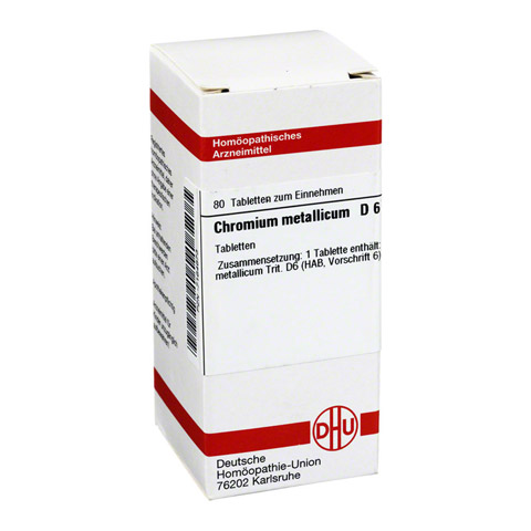 CHROMIUM METALLICUM D 6 Tabletten 80 Stck