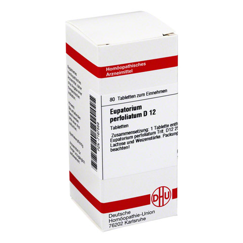 EUPATORIUM PERFOLIATUM D 12 Tabletten 80 Stck N1