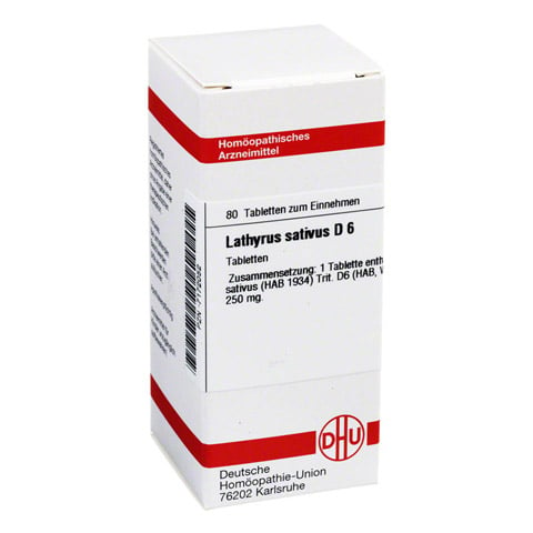 LATHYRUS SATIVUS D 6 Tabletten 80 Stück N1