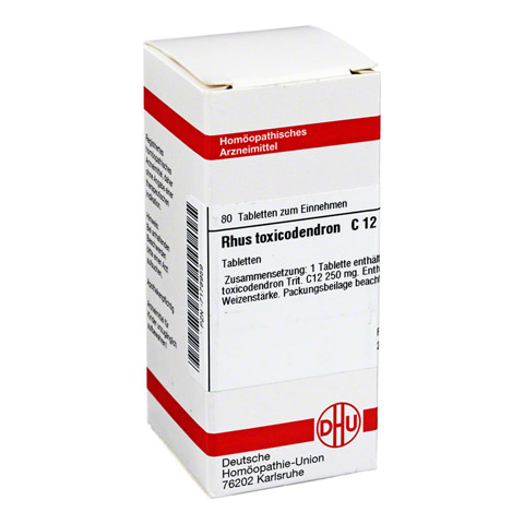 RHUS TOXICODENDRON C 12 Tabletten 80 Stck