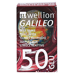WELLION GALILEO Blutzuckerteststreifen 50 Stück - Rechte Seite