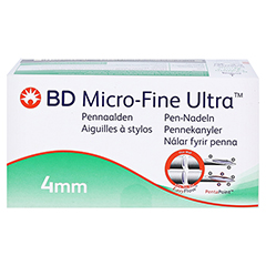 BD MICRO-FINE ULTRA Pen-Nadeln 0,23x4 mm 32 G 100 Stck - Oberseite