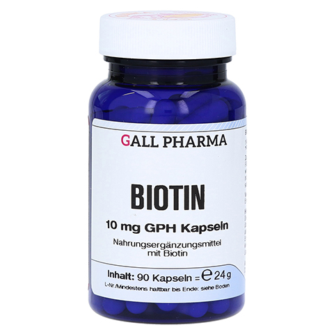 BIOTIN 10 mg GPH Kapseln 90 Stck