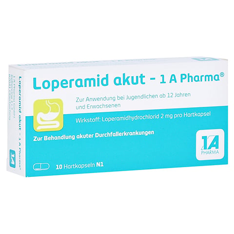 Loperamid akut-1A Pharma 10 Stck N1