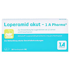 Loperamid akut-1A Pharma 10 Stck N1 - Vorderseite