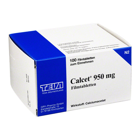 CALCET 950 mg Filmtabletten 100 Stck N2