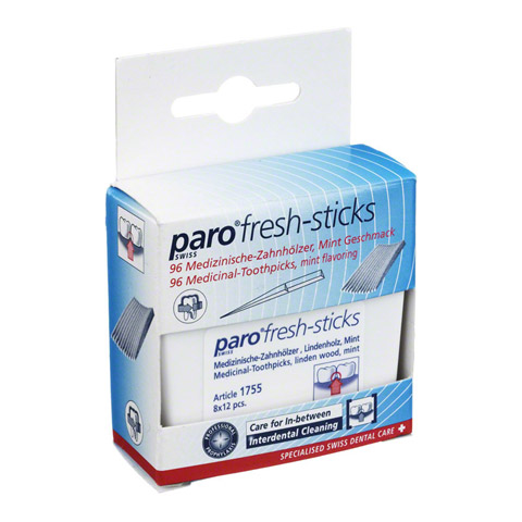 PARO Fresh Sticks Zahnhlzer mint 96 Stck