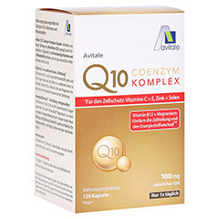 Coenzym Q10 100 mg Kapseln + Vitamine + Mineralstoffe 120 Stück
