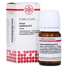 FERRUM METALLICUM D 8 Tabletten 80 Stck N1