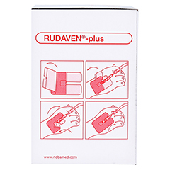 RUDAVEN-plus Kanlenfixierpfl.6x8 cm steril 50 Stck - Rechte Seite