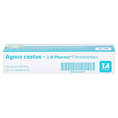 AGNUS CASTUS-1A Pharma Filmtabletten 30 Stck N1 - Unterseite