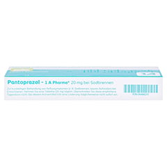 Pantoprazol-1A Pharma 20mg bei Sodbrennen 14 Stück - Unterseite