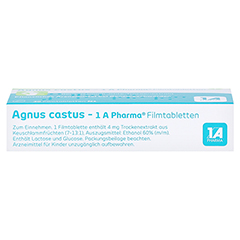 AGNUS CASTUS-1A Pharma Filmtabletten 30 Stck N1 - Oberseite