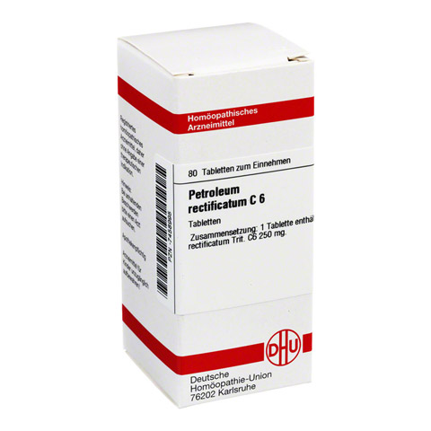 PETROLEUM RECTIFICATUM C 6 Tabletten 80 Stck N1