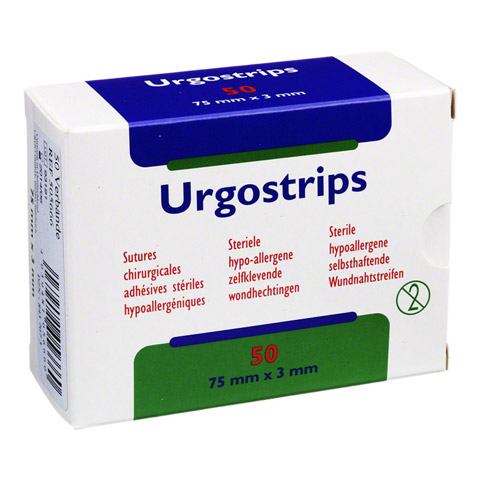 URGOSTRIPS steril 3x75 mm 50 Stck