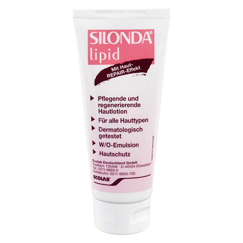 SILONDA lipid Hautpflege Lotion Tube 100 Milliliter