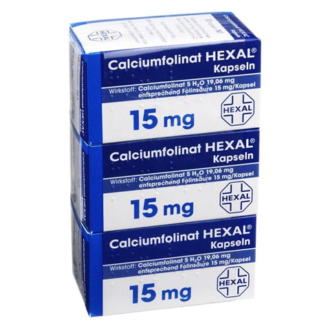 CALCIUMFOLINAT HEXAL Kapseln 15 mg 30 Stück N2