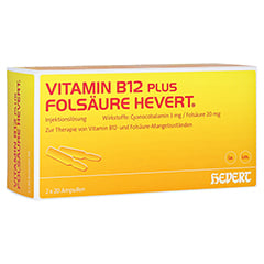 Vitamin B12 Folsäure Hevert Amp.-Paare 2x20 Stück N3