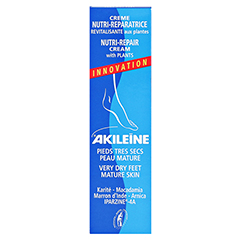 Akileine Nutri-repair Karite-Regenerations-Fußcreme 100 Milliliter - Rückseite
