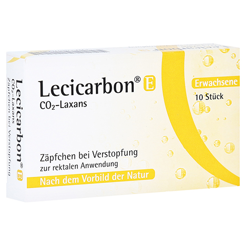 Lecicarbon E CO2-Laxans für Erwachsene 10 Stück N2
