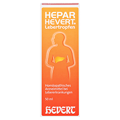 HEPAR HEVERT Lebertropfen 50 Milliliter N1 - Vorderseite