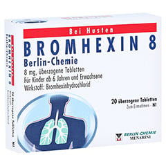 BROMHEXIN 8 Berlin-Chemie 20 Stück N1