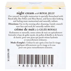 BURT'S BEES Radiance Night Cream 55 Gramm - Rckseite