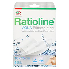 Ratioline aqua Duschpflaster Plus 10x15 5 Stück - Vorderseite