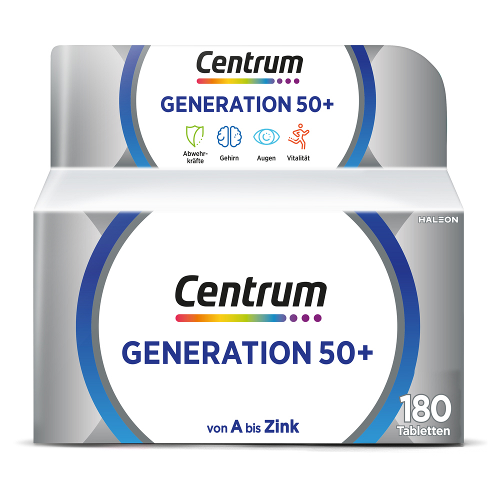 Centrum Generation 50+ Tabletten 180 Stück